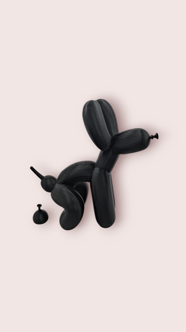 Ballonghund som bæsjer